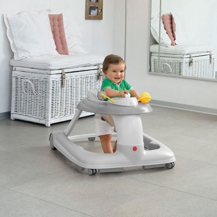 Chicco - Andarilho para bebé 1-2-3 cinzento
