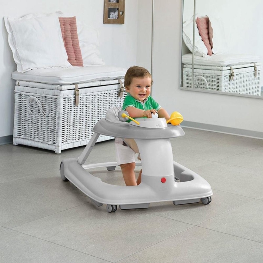 Chicco - Andarilho para bebé 1-2-3 cinzento