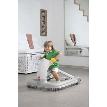Chicco - Andarilho para bebé 1-2-3 cinzento
