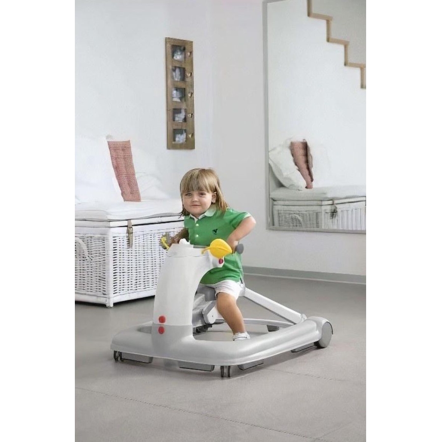 Chicco - Andarilho para bebé 1-2-3 cinzento