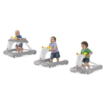 Chicco - Andarilho para bebé 1-2-3 cinzento