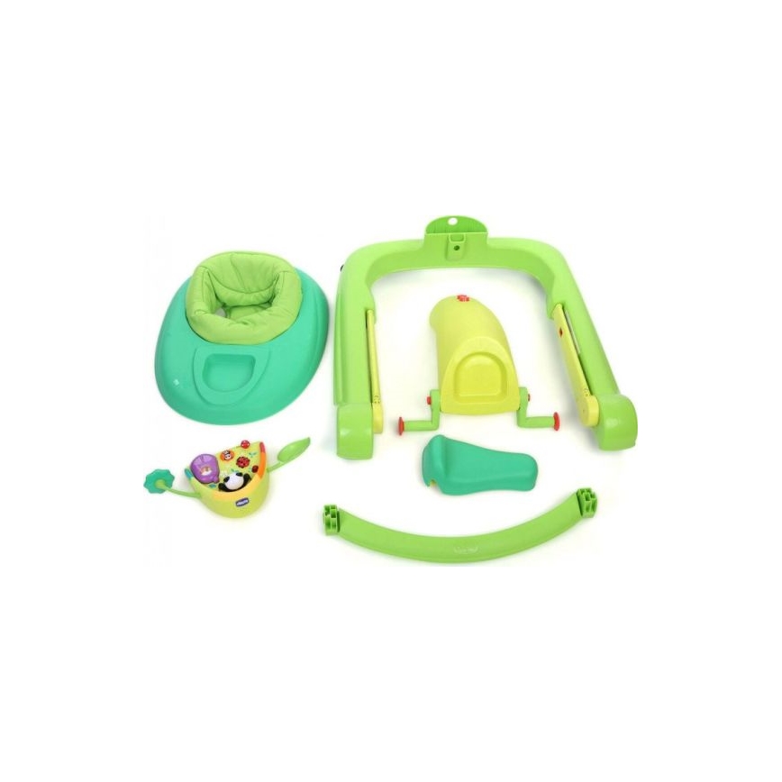 Chicco - Andarilho para bebé 1-2-3 verde