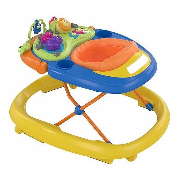 Chicco - Andarilho para bebé WALKY TALKY amarelo/azul