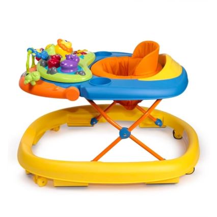 Chicco - Andarilho para bebé WALKY TALKY amarelo/azul