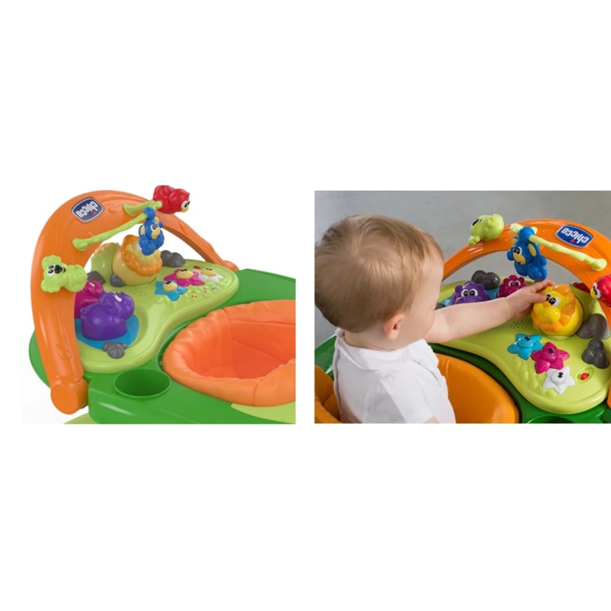 Chicco - Andarilho para bebé WALKY TALKY verde