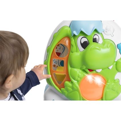 Chicco - Andarilho para bebés com atividades e zvukem 2em1 DINO 2xAA