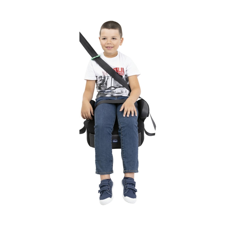 Chicco - Assento de elevação para automóvel QUASAR FIX i-Tamanho (126-150 cm) cinzento