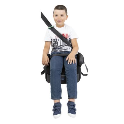 Chicco - Assento de elevação para automóvel QUASAR FIX i-Tamanho (126-150 cm) preto/cinzento