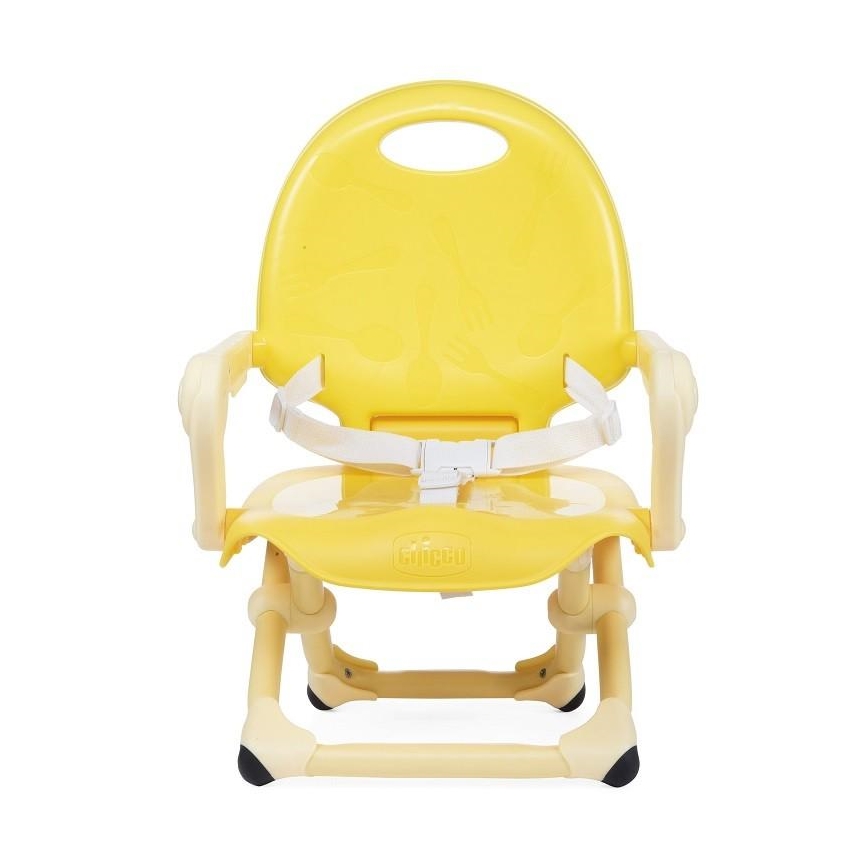 Chicco - Assento elevatório portátil para crianças POCKET SNACK amarelo