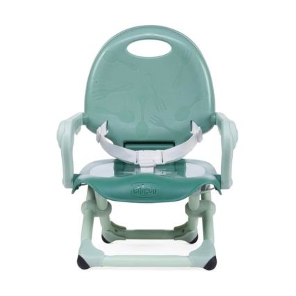 Chicco - Assento elevatório portátil para crianças POCKET SNACK turquesa