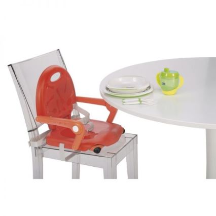 Chicco - Assento elevatório portátil para crianças POCKET SNACK vermelho