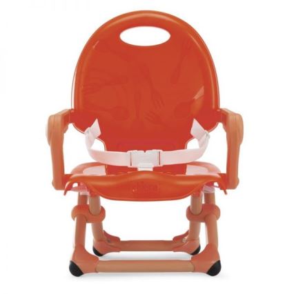 Chicco - Assento elevatório portátil para crianças POCKET SNACK vermelho