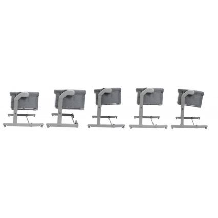 Chicco - Berço infantil 2 em 1 NEXT2ME MAGIC EVO cinza escuro