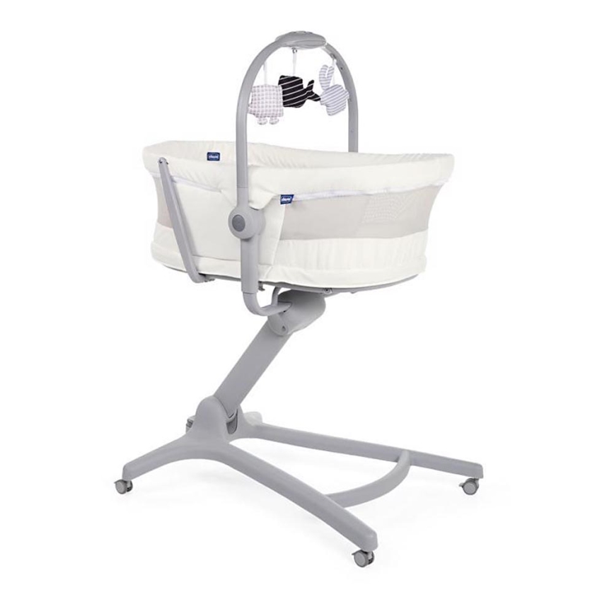 Chicco - Berço 4 em 1 BABY HUG cinzento/branco