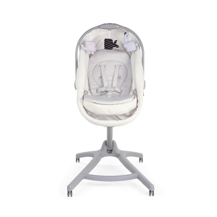 Chicco - Berço 4 em 1 BABY HUG cinzento/branco