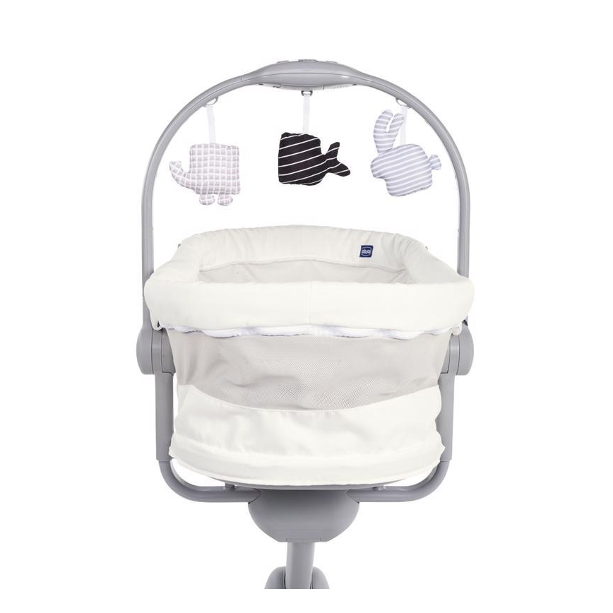 Chicco - Berço 4 em 1 BABY HUG cinzento/branco