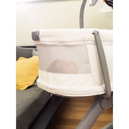 Chicco - Berço 4 em 1 BABY HUG cinzento/branco