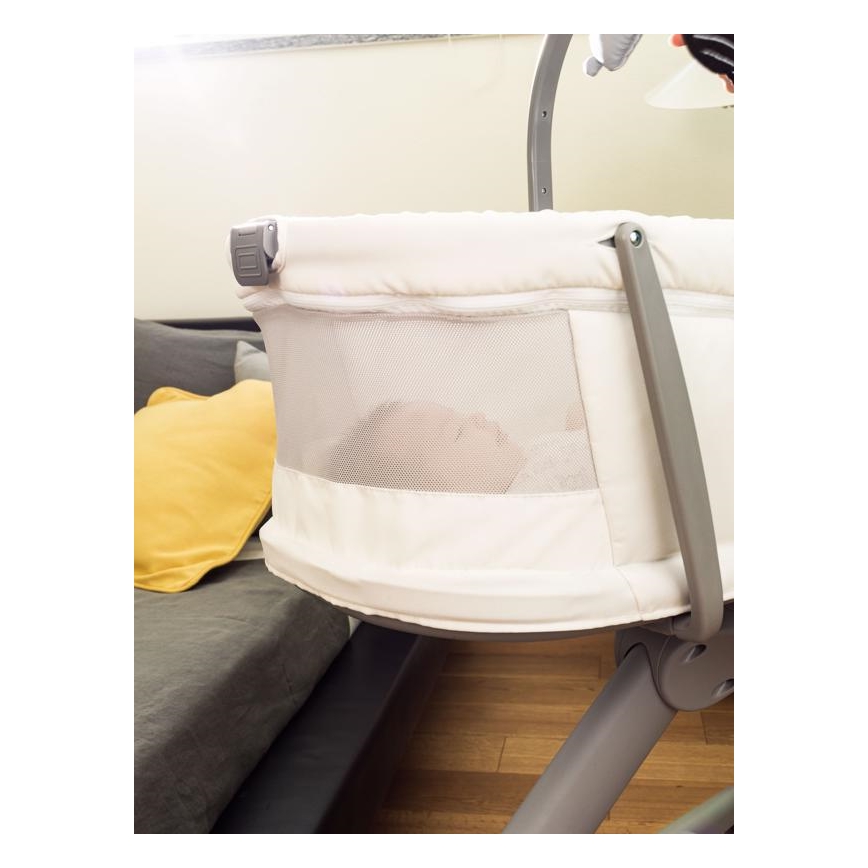 Chicco - Berço 4 em 1 BABY HUG cinzento/branco
