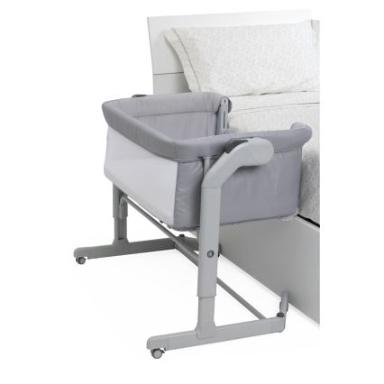 Chicco - Berço para bebés 2em1 2v1 NEXT2ME MAGIC EVO cinzento claro