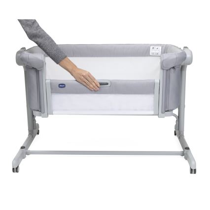Chicco - Berço para bebés 2em1 2v1 NEXT2ME MAGIC EVO cinzento claro