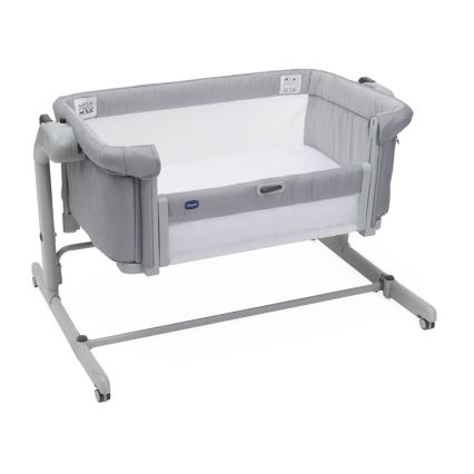 Chicco - Berço para bebés 2em1 2v1 NEXT2ME MAGIC EVO cinzento claro