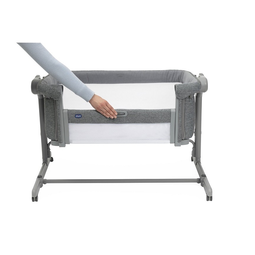 Chicco - Berço para bebés 2em1 2v1 NEXT2ME MAGIC EVO cinzento escuro