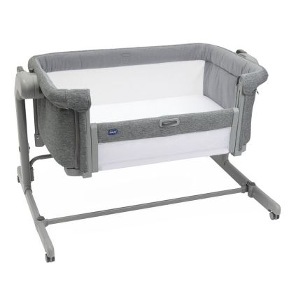 Chicco - Berço para bebés 2em1 2v1 NEXT2ME MAGIC EVO cinzento escuro