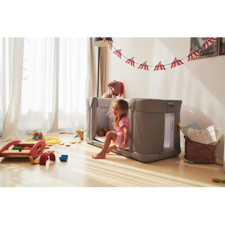 Chicco - Berço para bebés 3em1 3v1 NEXT2ME FOREVER cinzento escuro