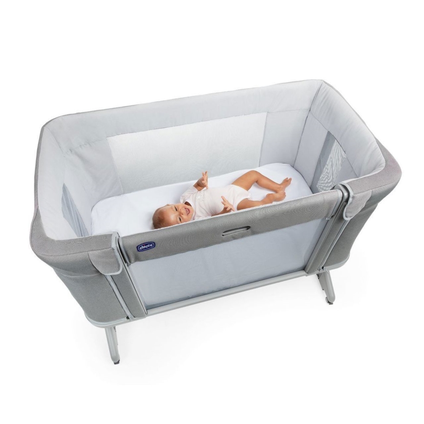 Chicco - Berço para bebés 3em1 3v1 NEXT2ME FOREVER cinzento escuro
