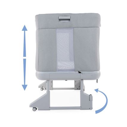 Chicco - Berço para bebés 3em1 3v1 NEXT2ME FOREVER cinzento escuro