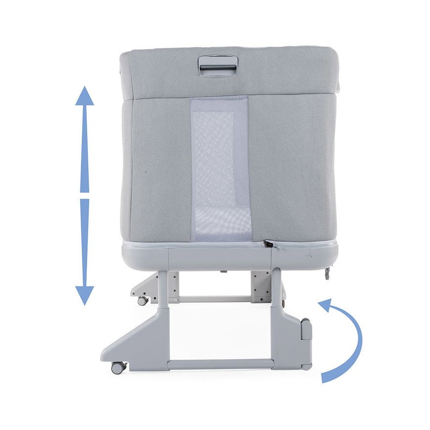 Chicco - Berço para bebés 3em1 3v1 NEXT2ME FOREVER cinzento escuro