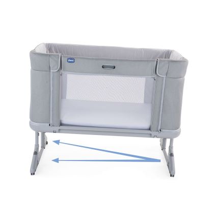 Chicco - Berço para bebés 3em1 3v1 NEXT2ME FOREVER cinzento escuro