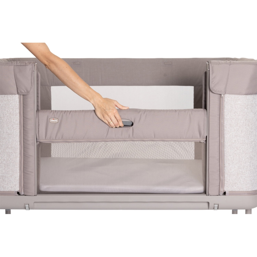 Chicco - Berço para bebés 3em1 NEXT2ME FOREVER cinzento