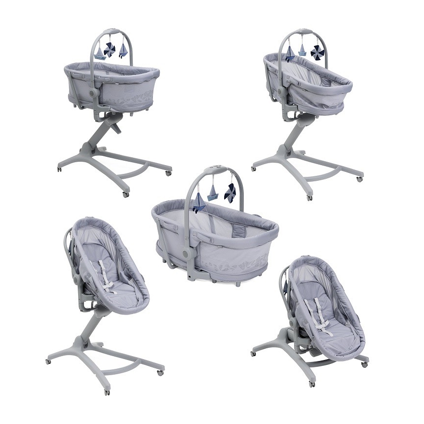 Chicco - Berço para bebés 5em1 BABY HUG PRO cinzento