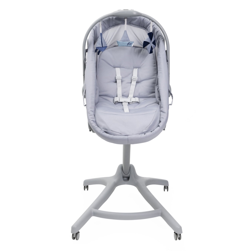 Chicco - Berço para bebés 5em1 BABY HUG PRO cinzento