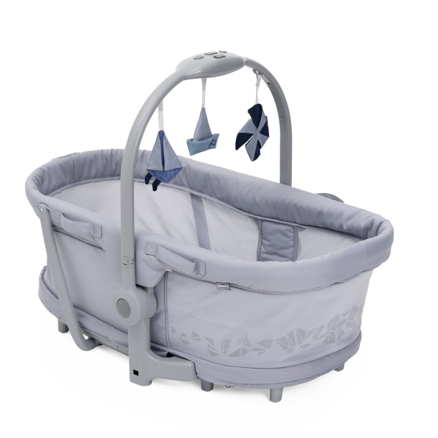 Chicco - Berço para bebés 5em1 BABY HUG PRO cinzento