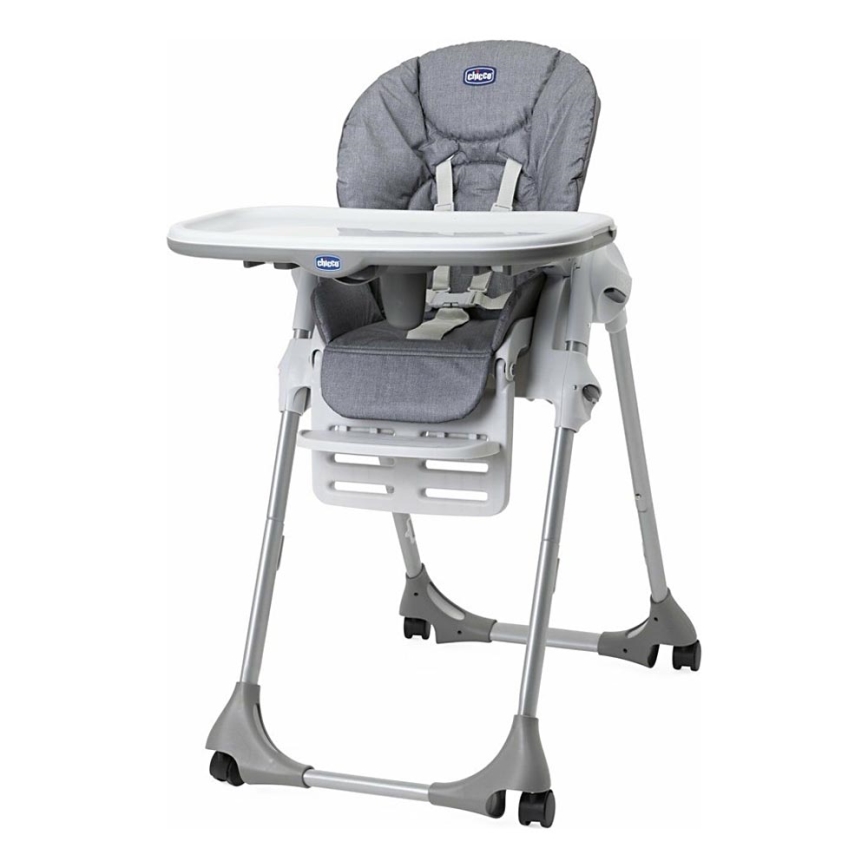Chicco - Cadeira de refeição para criança Polly Easy cinzento