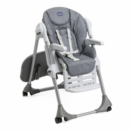 Chicco - Cadeira de refeição para criança Polly Easy cinzento