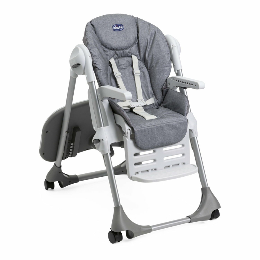 Chicco - Cadeira de refeição para criança Polly Easy cinzento