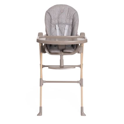 Chicco - Cadeira de refeição para criança Polly Essential - cinzento/castanho