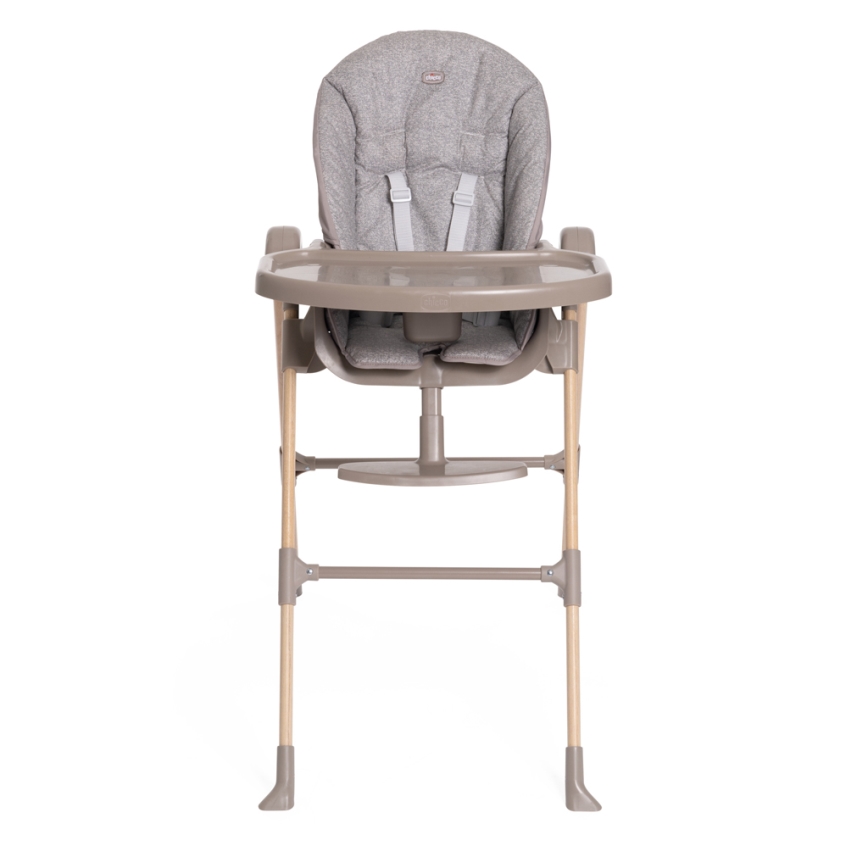 Chicco - Cadeira de refeição para criança Polly Essential - cinzento/castanho