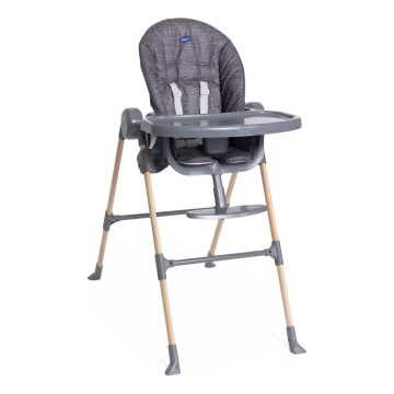 Chicco - Cadeira de refeição para criança Polly Essential - cinzento