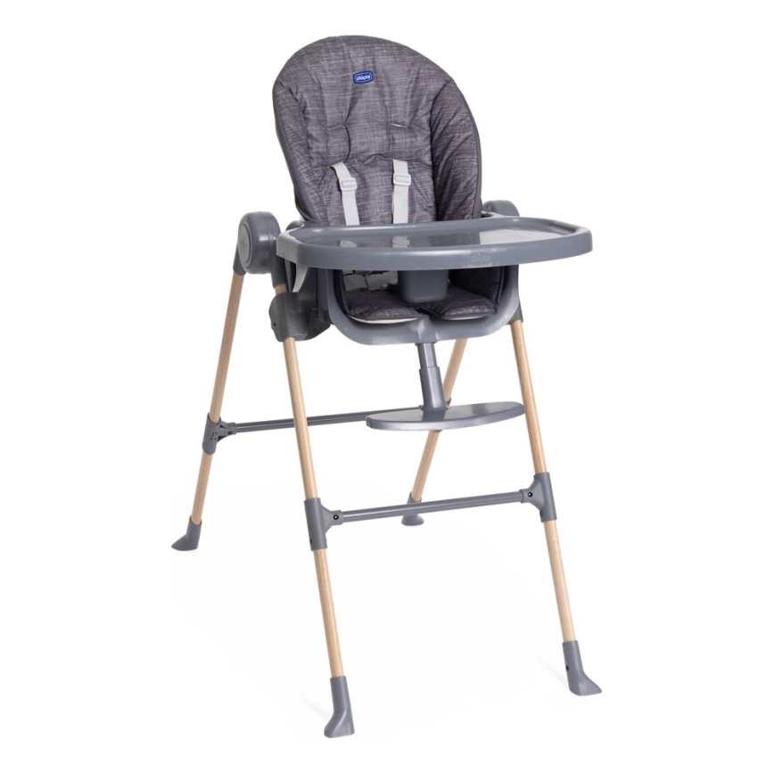 Chicco - Cadeira de refeição para criança Polly Essential - cinzento
