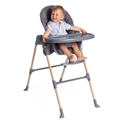 Chicco - Cadeira de refeição para criança Polly Essential - cinzento