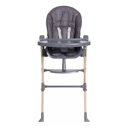 Chicco - Cadeira de refeição para criança Polly Essential - cinzento