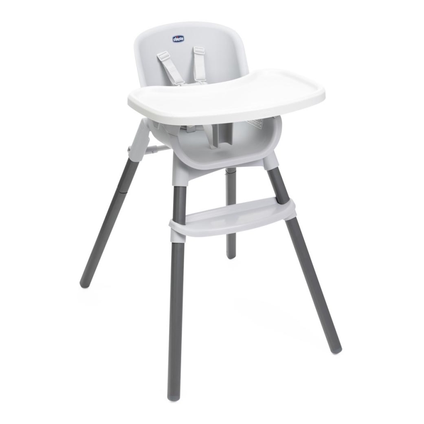 Chicco - Cadeira de refeição para criança ZEST 3em1 branco/cinzento