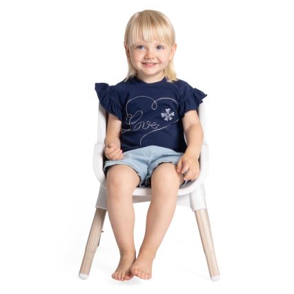 Chicco - Cadeira de refeição para criança ZEST 3em1 branco/cinzento