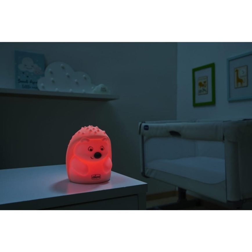 Chicco - Candeeiro noturno de criança SWEET LIGHTS ouriço