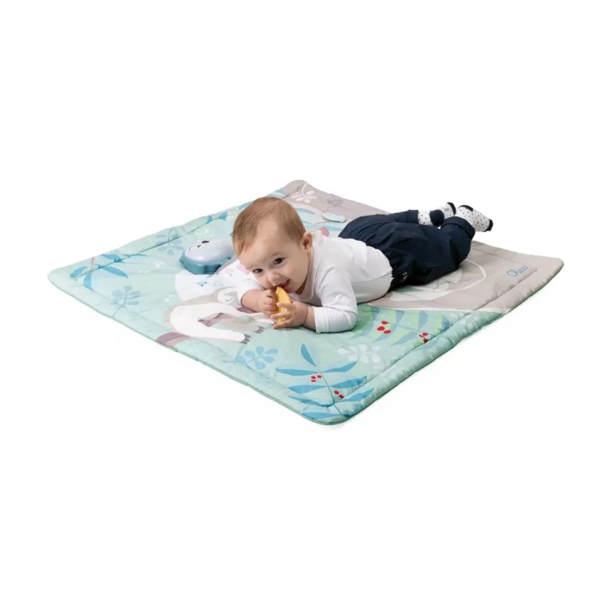 Chicco - Cobertor infantil para brincar 2em1 coruja