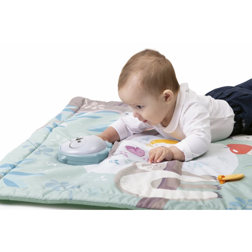 Chicco - Cobertor infantil para brincar 2em1 coruja